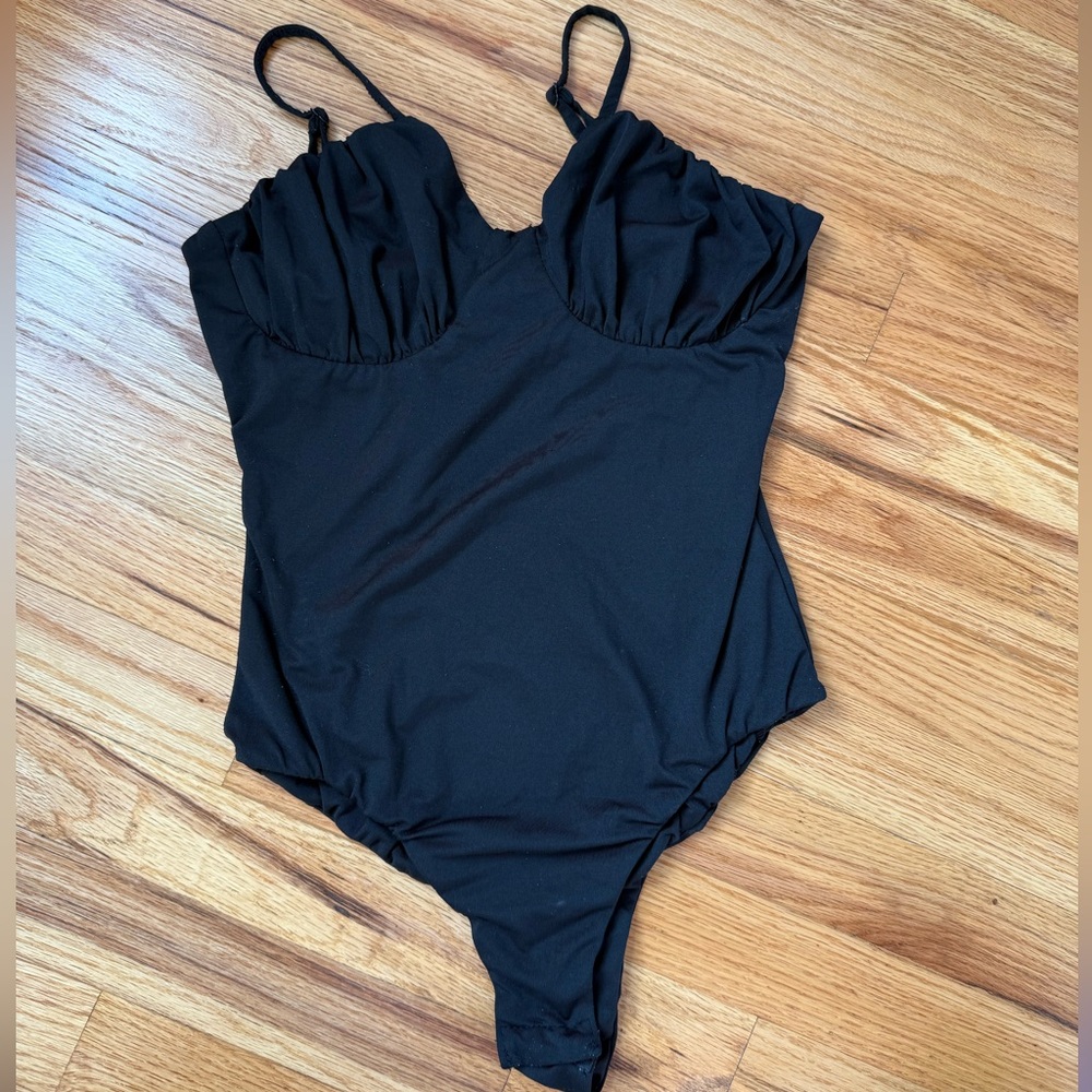 Princess Polly Elegant Black Bodysuit